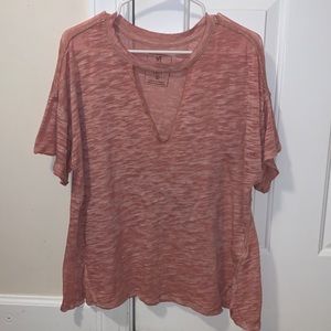 We the free distressed cutout tee